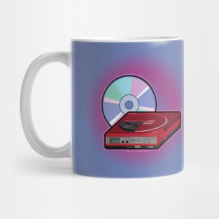 Sony DiscMan first introduced in 1984 Mug